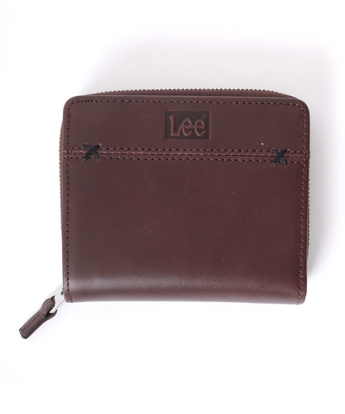 Lee(リー)の「Lee/リー Leather Wallet/牛革 レザー ウォレット/ラウンドファスナー 二つ折り 財布/コンパクト/メンズ レディース(財布・メンズ・ブラック/ブラウン/ダークブラウン・FREE)」の5枚目の写真