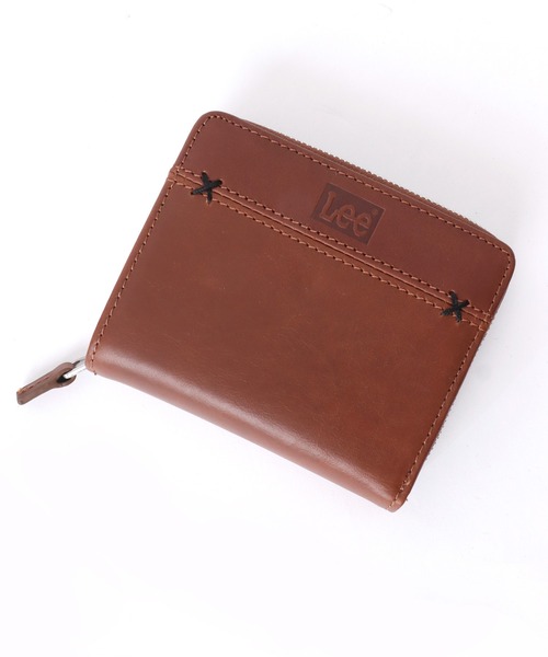 Lee(リー)の「Lee/リー Leather Wallet/牛革 レザー ウォレット/ラウンドファスナー 二つ折り 財布/コンパクト/メンズ レディース(財布・メンズ・ブラック/ブラウン/ダークブラウン・FREE)」の13枚目の写真