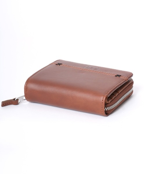 Lee(リー)の「Lee/リー Leather Wallet/牛革 レザー ウォレット/ラウンドファスナー 二つ折り 財布/コンパクト/メンズ レディース(財布・メンズ・ブラック/ブラウン/ダークブラウン・FREE)」の15枚目の写真