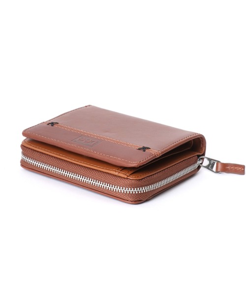 Lee(リー)の「Lee/リー Leather Wallet/牛革 レザー ウォレット/ラウンドファスナー 二つ折り 財布/コンパクト/メンズ レディース(財布・メンズ・ブラック/ブラウン/ダークブラウン・FREE)」の16枚目の写真
