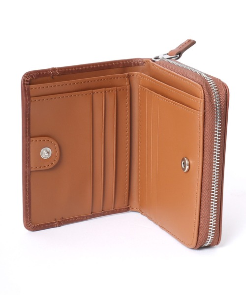 Lee(リー)の「Lee/リー Leather Wallet/牛革 レザー ウォレット/ラウンドファスナー 二つ折り 財布/コンパクト/メンズ レディース(財布・メンズ・ブラック/ブラウン/ダークブラウン・FREE)」の18枚目の写真