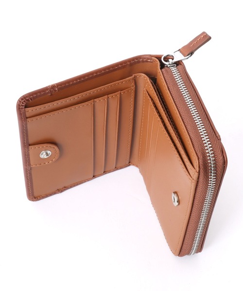 Lee(リー)の「Lee/リー Leather Wallet/牛革 レザー ウォレット/ラウンドファスナー 二つ折り 財布/コンパクト/メンズ レディース(財布・メンズ・ブラック/ブラウン/ダークブラウン・FREE)」の19枚目の写真