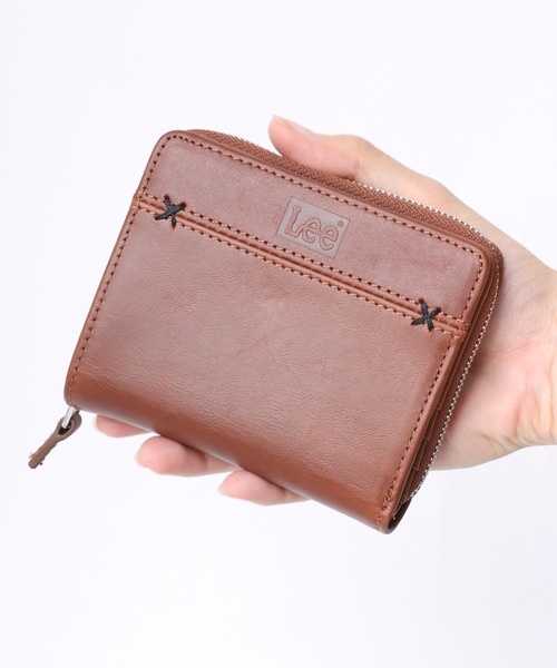 Lee(リー)の「Lee/リー Leather Wallet/牛革 レザー ウォレット/ラウンドファスナー 二つ折り 財布/コンパクト/メンズ レディース(財布・メンズ・ブラック/ブラウン/ダークブラウン・FREE)」の21枚目の写真