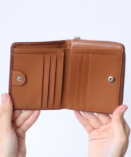 Lee(リー)の「Lee/リー Leather Wallet/牛革 レザー ウォレット/ラウンドファスナー 二つ折り 財布/コンパクト/メンズ レディース(財布・メンズ・ブラック/ブラウン/ダークブラウン・FREE)」の22枚目の写真