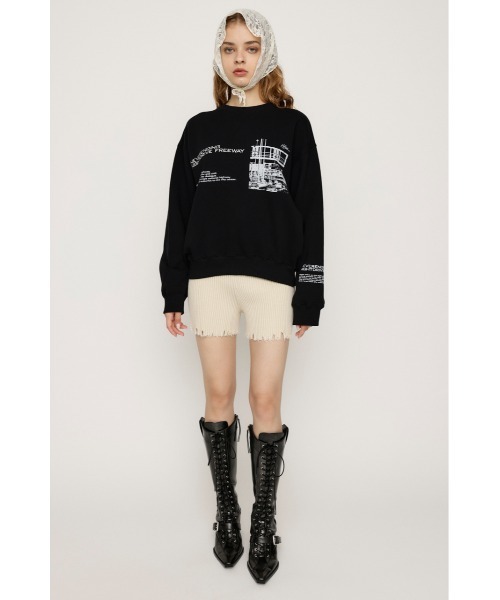 SLY(スライ)の「【WEB限定カラーあり】PHOTO LOGO SW TOPS フォト ロゴ スウェット トップス トレーナー(スウェット・レディース・ホワイト/ブラック/ブラウン/オレンジ/杢グレー・FREE)」の11枚目の写真