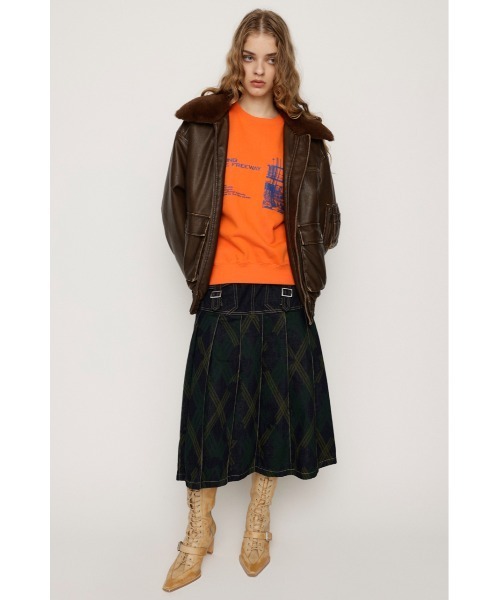 SLY(スライ)の「【WEB限定カラーあり】PHOTO LOGO SW TOPS フォト ロゴ スウェット トップス トレーナー(スウェット・レディース・ホワイト/ブラック/ブラウン/オレンジ/杢グレー・FREE)」の20枚目の写真