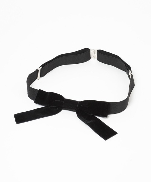 yuw(ユウ)の「ベロアリボンベルト 206313(ベルト・レディース・ブラック・FREE)」の9枚目の写真