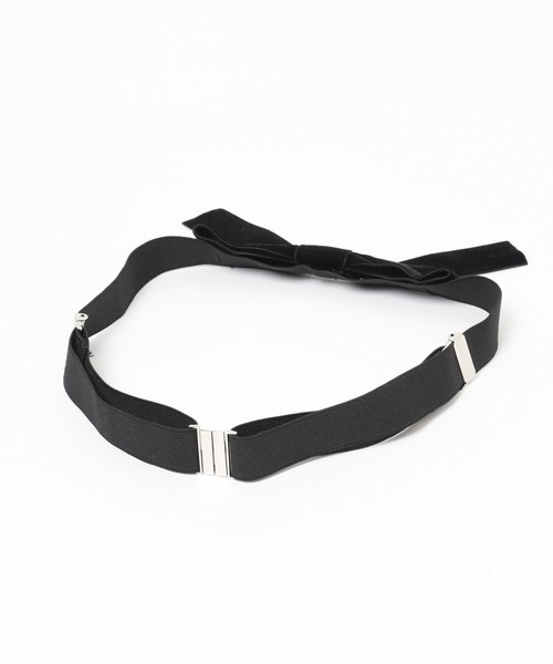 yuw(ユウ)の「ベロアリボンベルト 206313(ベルト・レディース・ブラック・FREE)」の10枚目の写真
