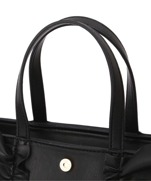 JILL by JILL STUART(ジルバイジルスチュアート)の「◇ライトワイドフリルトート(小)(トートバッグ・レディース・ブラック/ベージュ・FREE)」の13枚目の写真
