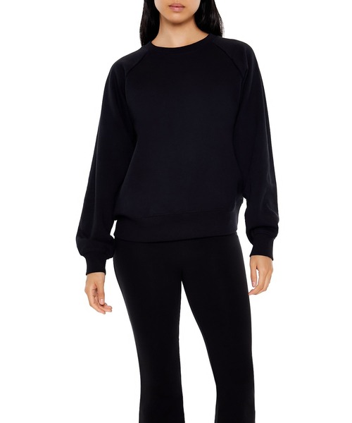 FOREVER 21(フォーエバー トゥエンティーワン)の「ラグラン裏起毛プルオーバー(スウェット・レディース・ブラック/バーガンディー・SMALL/MEDIUM)」の18枚目の写真