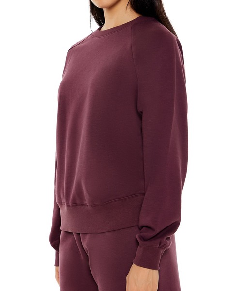 FOREVER 21(フォーエバー トゥエンティーワン)の「ラグラン裏起毛プルオーバー(スウェット・レディース・ブラック/バーガンディー・SMALL/MEDIUM)」の13枚目の写真