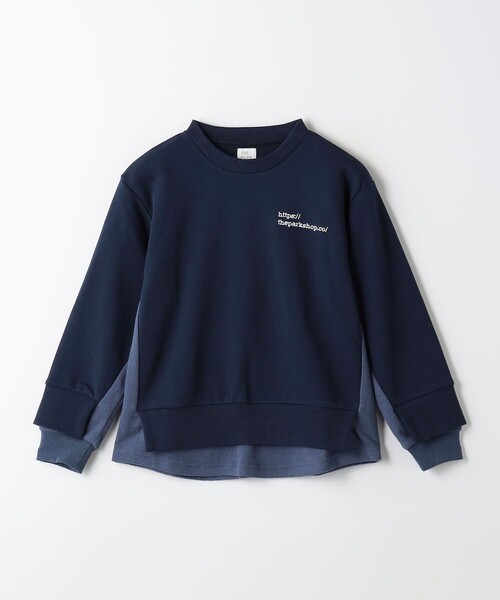 【セール】＜THE PARK SHOP＞ ワッフル＆スウェット / キッズ 125cm-145cm（スウェット）｜THE PARK SHOP（ザパークショップ）