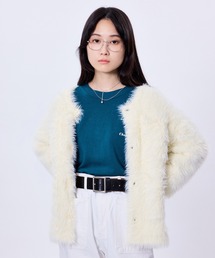 SHAGGY KNIT CARDIGAN