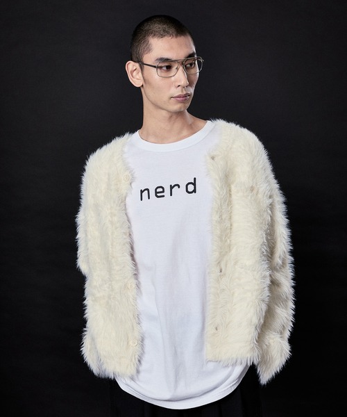 M TO R(ムウトアール)の「SHAGGY KNIT CARDIGAN(カーディガン/ボレロ・レディース・レッド/ホワイト/カーキ・38/40)」の12枚目の写真