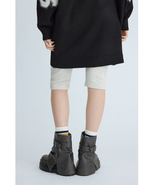 RODEO CROWNS WIDE BOWL（ロデオクラウンズワイドボウル）の「CUT バイカーパンツ（その他パンツ・レディース・ブラック/杢グレー・FREE）」の14枚目の写真