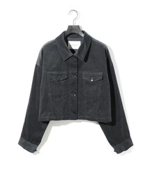 MIDIUMISOLID for Ladies コーデュロイショートジャケット(SOPHISTICATE)