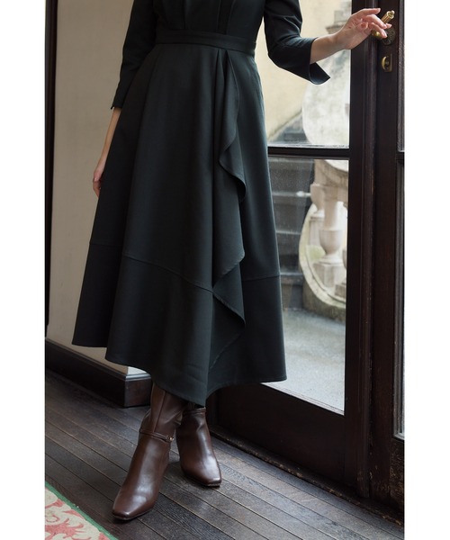 Her lip to（ハーリップトゥー）の「Grand Twill Ruffled Dress