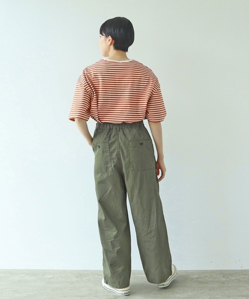 parici カーゴパンツ カーキ ギャバ ミリタリーパンツ(その他パンツ)|PAR ICI