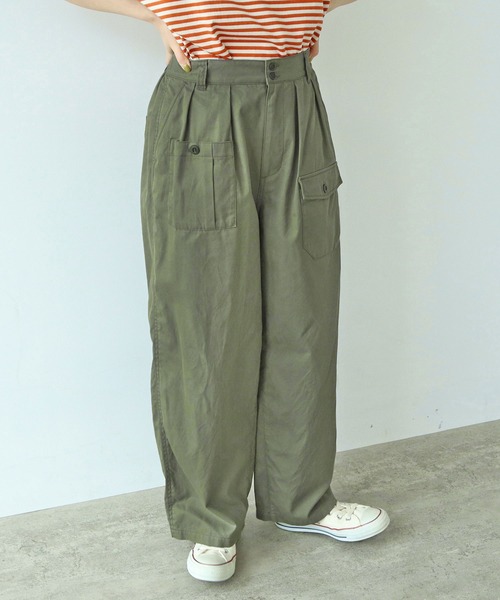 parici カーゴパンツ　カーキ ウエポン カーゴパンツ（カーゴパンツ）｜PAR ICI（パーリッシィ