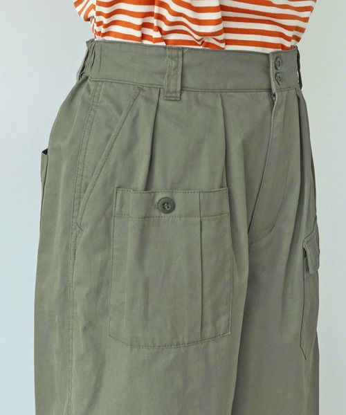 PAR ICI(パーリッシィ)の「ギャバ ミリタリーパンツ(その他パンツ・レディース・ベージュ/カーキ・FREE)」の8枚目の写真