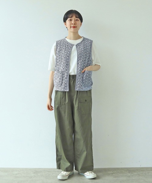 PAR ICI(パーリッシィ)の「ギャバ ミリタリーパンツ(その他パンツ・レディース・ベージュ/カーキ・FREE)」の15枚目の写真