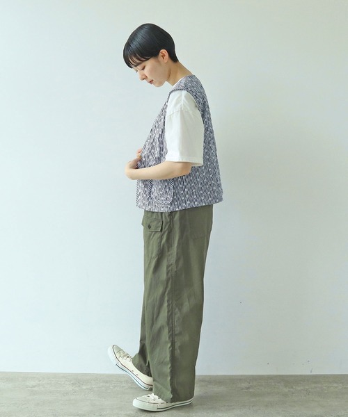 PAR ICI(パーリッシィ)の「ギャバ ミリタリーパンツ(その他パンツ・レディース・ベージュ/カーキ・FREE)」の16枚目の写真