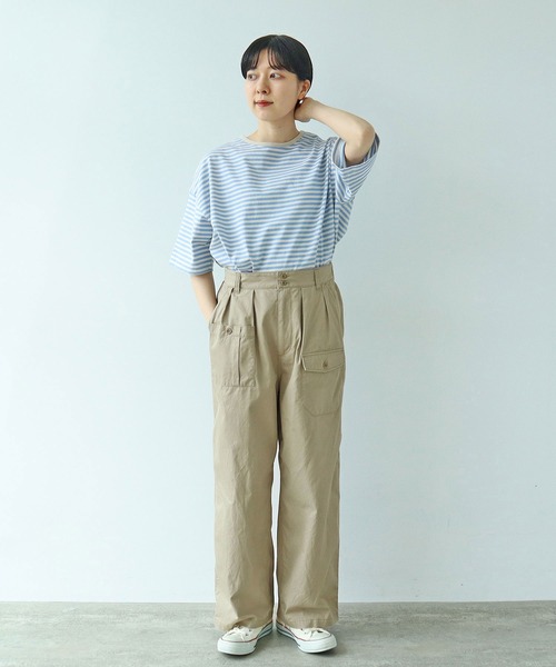 PAR ICI(パーリッシィ)の「ギャバ ミリタリーパンツ(その他パンツ・レディース・ベージュ/カーキ・FREE)」の22枚目の写真