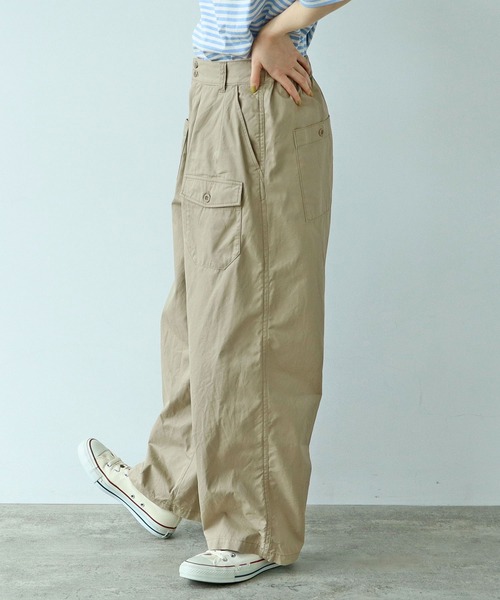 PAR ICI(パーリッシィ)の「ギャバ ミリタリーパンツ(その他パンツ・レディース・ベージュ/カーキ・FREE)」の19枚目の写真