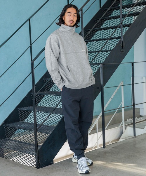 【セール】【HEREIAM MEN】ウォーム裏起毛ハーフZIP（スウェット）｜HEREIAM（ヘレイアム）