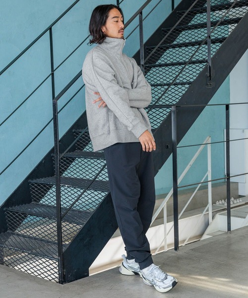 【セール】【HEREIAM MEN】ウォーム裏起毛ハーフZIP（スウェット）｜HEREIAM（ヘレイアム）