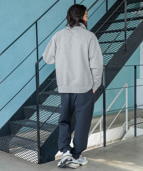 【セール】【HEREIAM MEN】ウォーム裏起毛ハーフZIP（スウェット）｜HEREIAM（ヘレイアム）