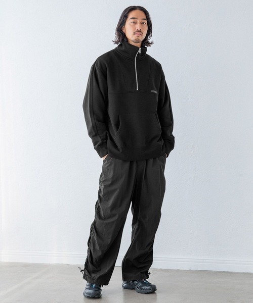 【セール】【HEREIAM MEN】ウォーム裏起毛ハーフZIP（スウェット）｜HEREIAM（ヘレイアム）