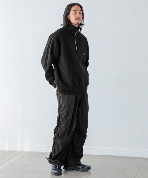 【セール】【HEREIAM MEN】ウォーム裏起毛ハーフZIP（スウェット）｜HEREIAM（ヘレイアム）