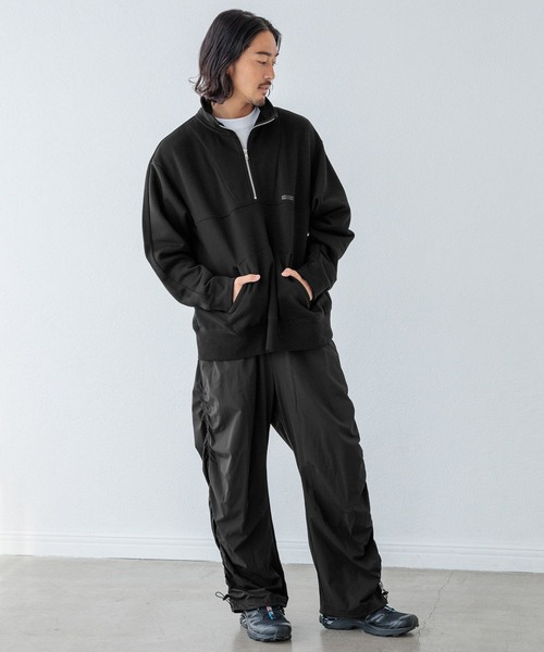 【セール】【HEREIAM MEN】ウォーム裏起毛ハーフZIP（スウェット）｜HEREIAM（ヘレイアム）