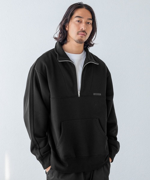 【セール】【HEREIAM MEN】ウォーム裏起毛ハーフZIP（スウェット）｜HEREIAM（ヘレイアム）