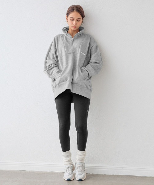 【セール】【HEREIAM MEN】ウォーム裏起毛ハーフZIP（スウェット）｜HEREIAM（ヘレイアム）