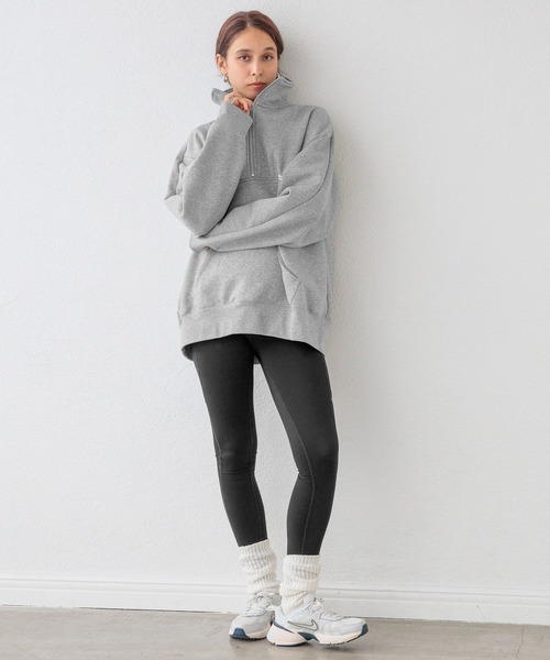 【セール】【HEREIAM MEN】ウォーム裏起毛ハーフZIP（スウェット）｜HEREIAM（ヘレイアム）