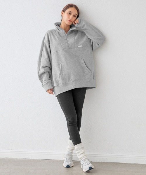 【セール】【HEREIAM MEN】ウォーム裏起毛ハーフZIP（スウェット）｜HEREIAM（ヘレイアム）