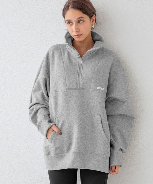 【セール】【HEREIAM MEN】ウォーム裏起毛ハーフZIP（スウェット）｜HEREIAM（ヘレイアム）