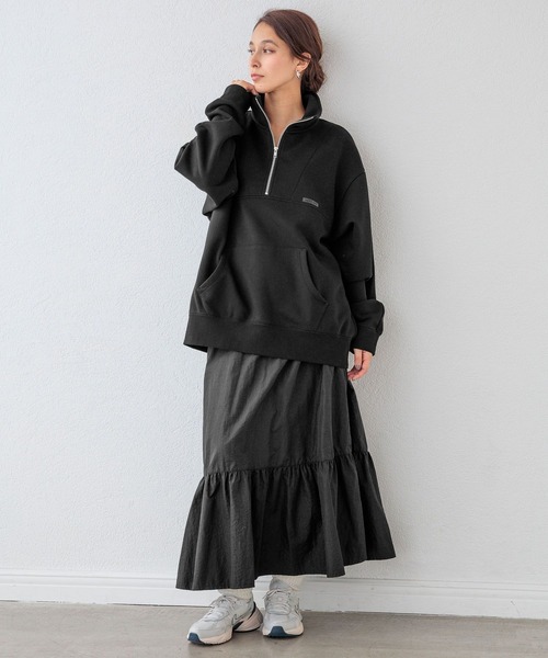 【セール】【HEREIAM MEN】ウォーム裏起毛ハーフZIP（スウェット）｜HEREIAM（ヘレイアム）