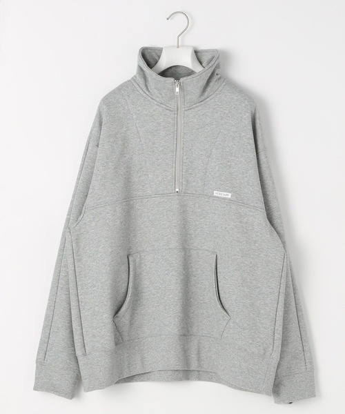 【セール】【HEREIAM MEN】ウォーム裏起毛ハーフZIP（スウェット）｜HEREIAM（ヘレイアム）