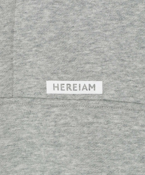 【セール】【HEREIAM MEN】ウォーム裏起毛ハーフZIP（スウェット）｜HEREIAM（ヘレイアム）