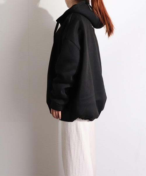 Miniministore(ミニミニストア)の「裏起毛 スウェットパーカー レディース(パーカー・レディース・ベージュ/グレー/ブラック・FREE)」の14枚目の写真