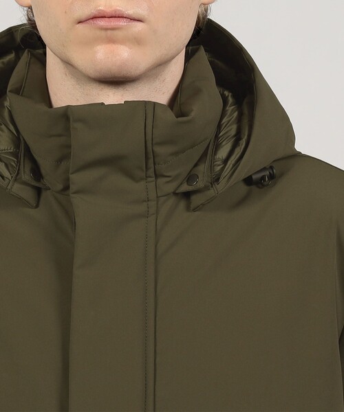 WOOLRICH(ウールリッチ)の「● WOOLRICH ストレッチナイロン ダウンジャケット(ダウンジャケット/コート・メンズ・ネイビー/ダークグリーン・M/L/S)」の8枚目の写真