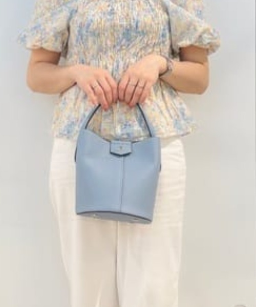 Samantha Thavasa（サマンサタバサ）の「バケツ型ワンハンドルバッグ 中サイズ（ハンドバッグ・レディース・ダルブルー系/オフホワイト/ピンクベージュ/ブラック・FREE）」の19枚目の写真