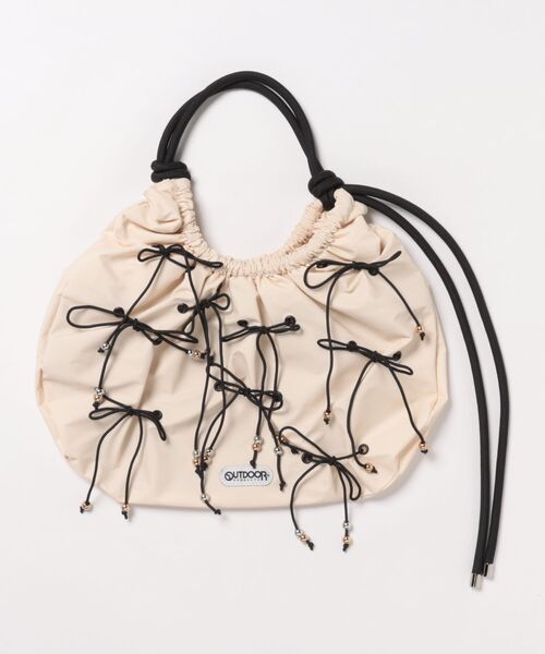 OUTDOOR PRODUCTS(アウトドアプロダクツ)の「【OUTDOOR PRODUCTS】リボンデザイン2WAYバッグ(ショルダーバッグ・メンズ・ベージュ/アイボリー/ブラック・FREE)」の2枚目の写真