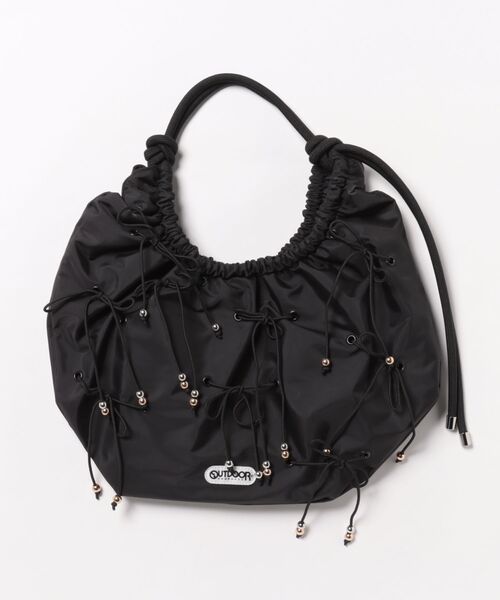 OUTDOOR PRODUCTS(アウトドアプロダクツ)の「【OUTDOOR PRODUCTS】リボンデザイン2WAYバッグ(ショルダーバッグ・メンズ・ベージュ/アイボリー/ブラック・FREE)」の3枚目の写真