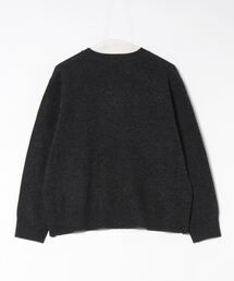 SUPER HAKKA（スーパーハッカ）の「ソフトウールうさぎと花刺繍ニット