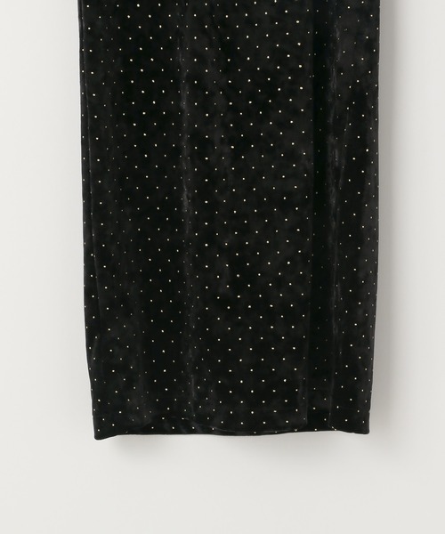 LOWRYS FARM（ローリーズファーム）の「ベロアドットパンツ　283943（その他パンツ・キッズ・ブラック/ネイビー・150cm/160cm）」の6枚目の写真