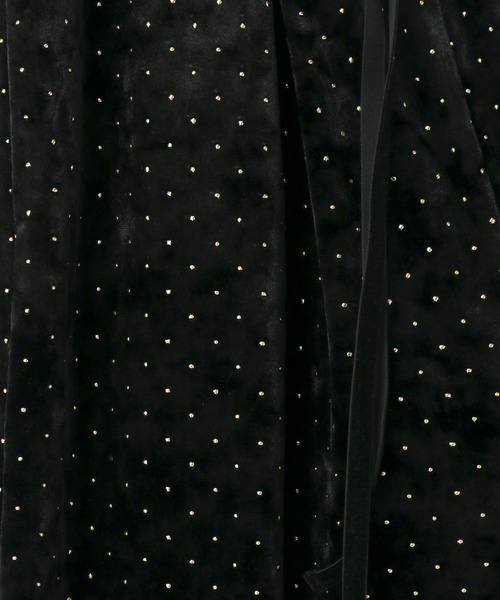 LOWRYS FARM（ローリーズファーム）の「ベロアドットパンツ　283943（その他パンツ・キッズ・ブラック/ネイビー・150cm/160cm）」の9枚目の写真